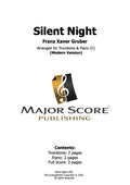 Silent Night - Trombone & Piano (C)