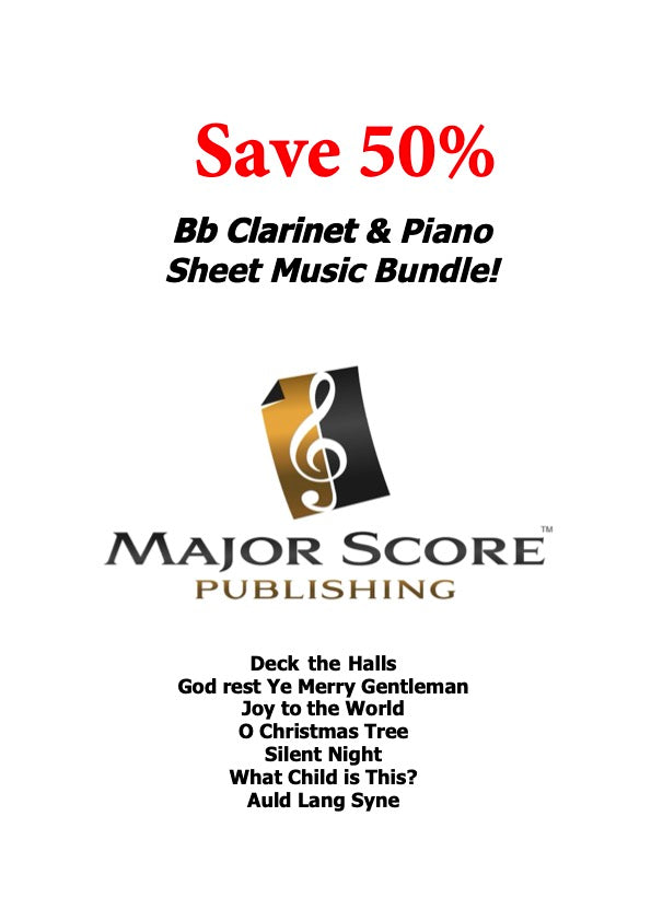 Bb Clarinet & Piano - Chrimstas sheet music bundle