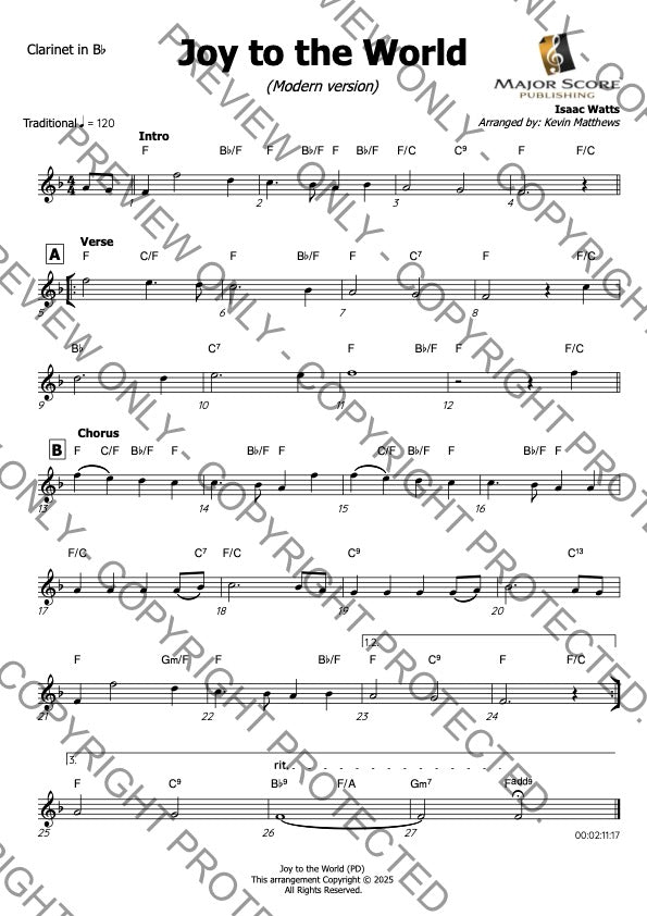 Bb Clarinet & Piano - Chrimstas sheet music bundle