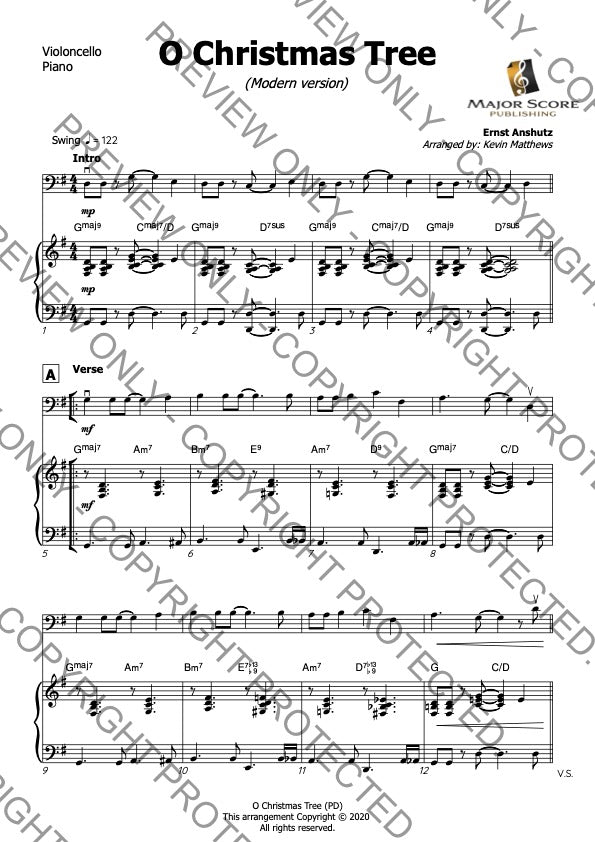 Cello & Piano Duet - Sheet music bundle