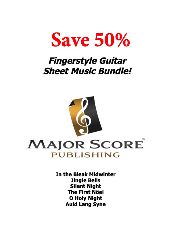 Fingerstyle Guitar -  Christmas sheet music bundle