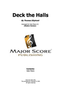 Deck the Halls - Solo Piano (C)