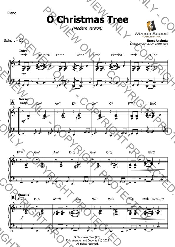 Bb Trumpet & Piano - Christmas sheet music bundle