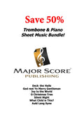 Trombone & Piano - Christmas sheet music bundle