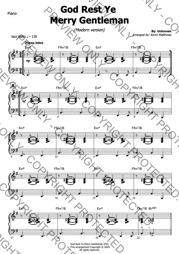 Viola & Piano - Christmas sheet music bundle