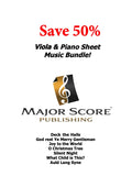 Viola & Piano - Christmas sheet music bundle