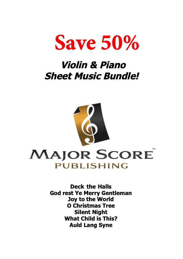 Violin & Piano -  Christmas sheet music bundle