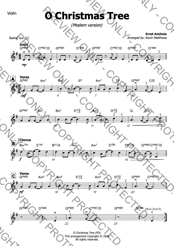 Violin & Piano -  Christmas sheet music bundle
