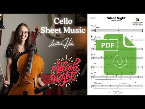 Silent Night - Cello & Piano (D)
