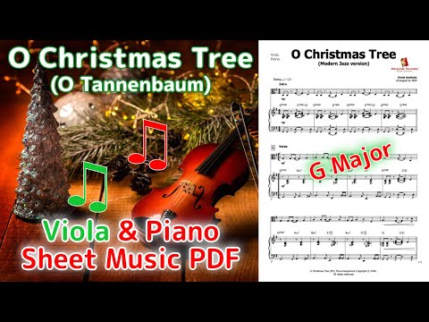O Christmas Tree - Viola & Piano (G)