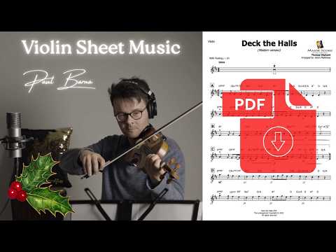 Deck the Halls - Violin & Piano (D)