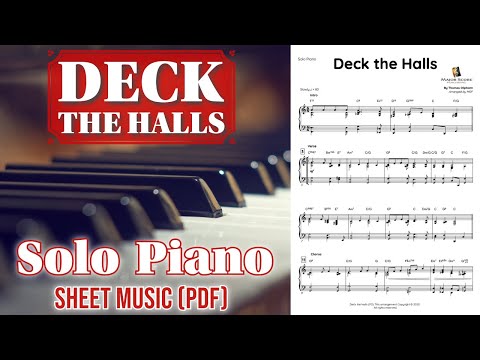Deck the Halls - Solo Piano (C)