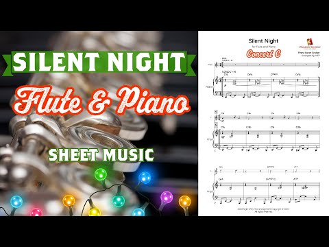 Silent Night - Flute & Piano (C)